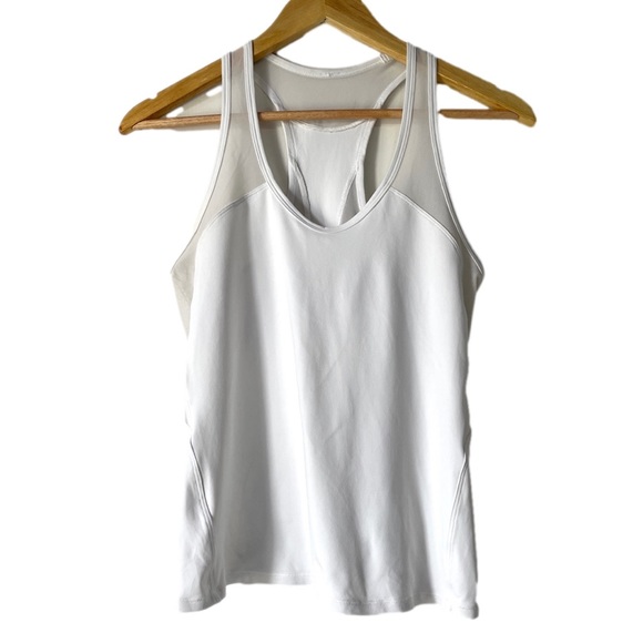 lululemon athletica Tops - SOLD Lululemon Racerback Tank Top with Mesh Detail